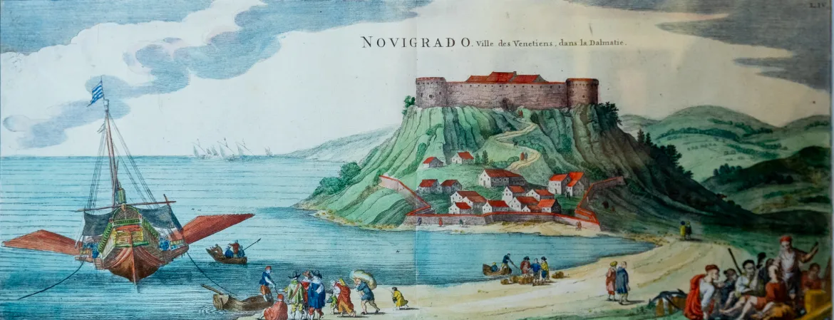 Development of the port of Novigrad from the 17th to the 21st century